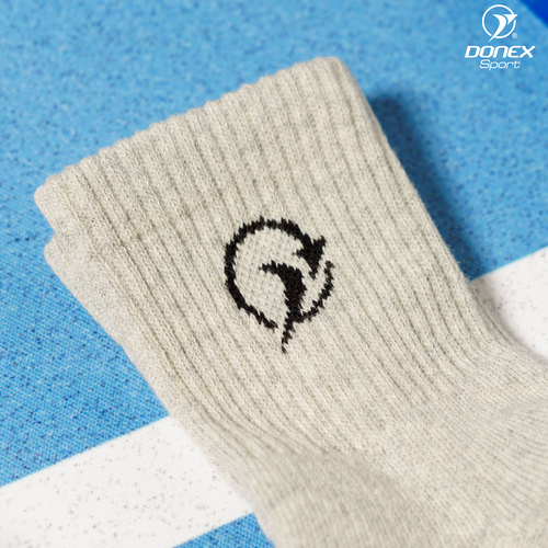 Tất thể thao Donex Gear cổ ngắn S80 ghi